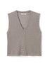 Lucy Stripe Linen Jersey V-Neck Tank