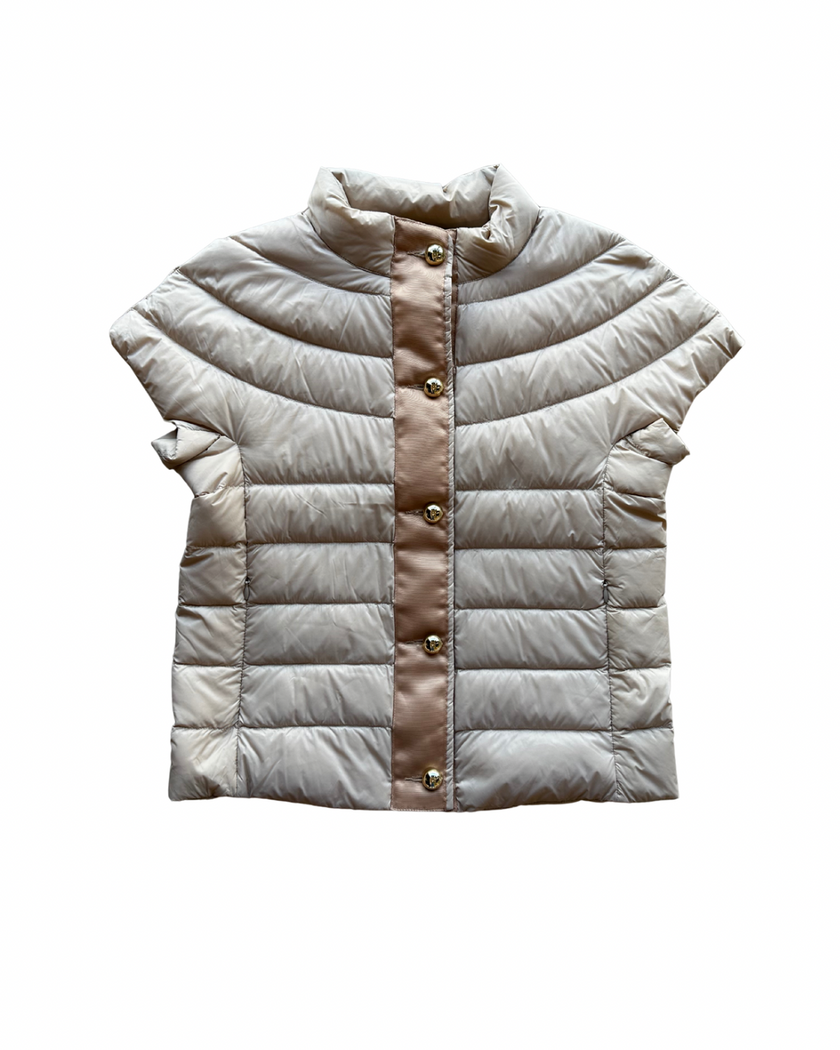 Greenwich Gold Short Puffer Jacket- Camel