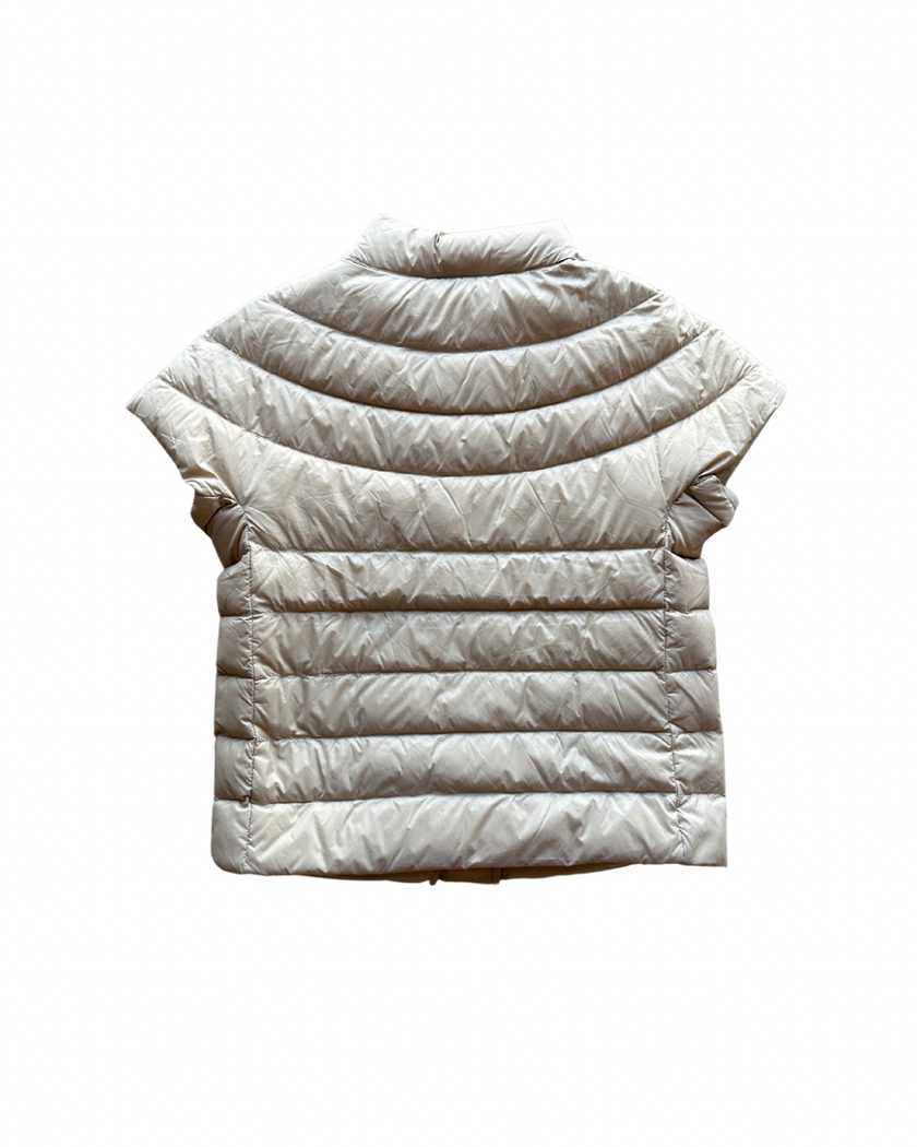 Greenwich Gold Short Puffer Jacket- Camel