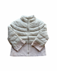 Audrey Suede Puffer- Beige/Pink Suede