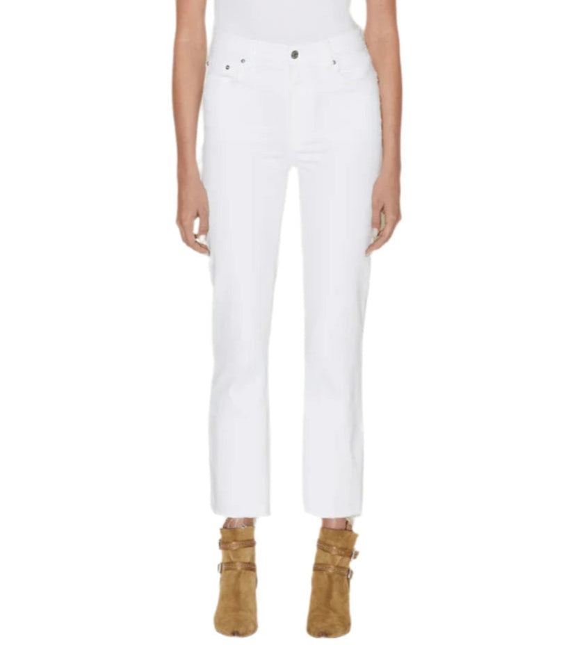 Sabine Straight Jeans- White