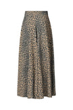 Natja Leopard Button Skirt