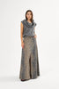 Natja Leopard Button Skirt