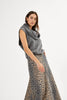 Natja Leopard Button Skirt