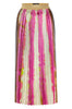 Shibori Stripe Pleated Skirt