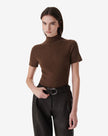 Alec Brown Camel Ribbed Sweater