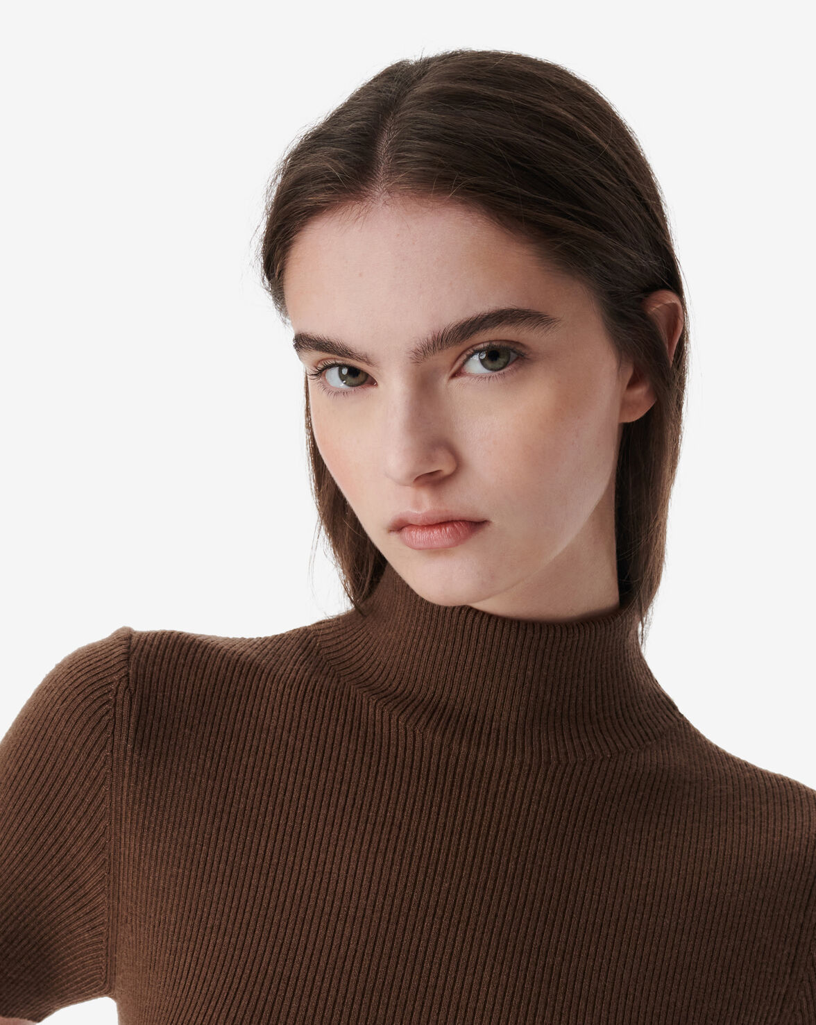 Alec Brown Camel Ribbed Sweater