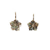 14k Plumeria Earrings Abalone