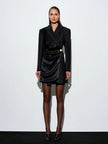 ACARIA STUDIO- Berry Blazer Dress - Black - Edit by Elaine Turner