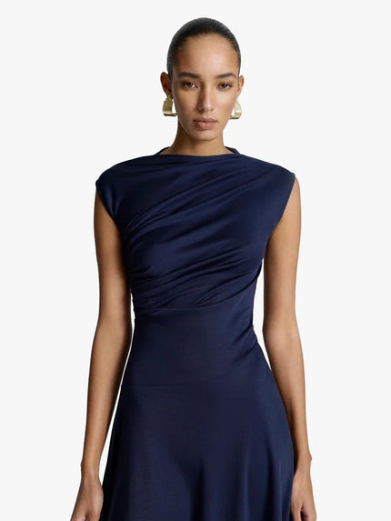 ACARIA STUDIO- Blossom Dress - Navy - Edit by Elaine Turner