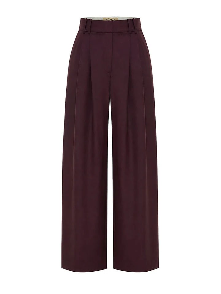 ACARIA STUDIO- Guru Pants - Red Wine - Edit by Elaine Turner