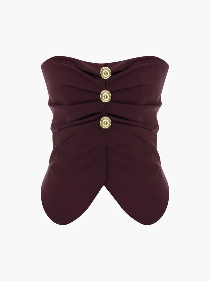 ACARIA STUDIO- Guru Top - Red Wine - Edit by Elaine Turner