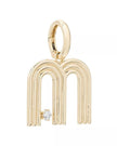 Adina Reyter- Groovy Diamond Initial Hinged Charm - Edit by Elaine Turner