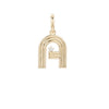 Adina Reyter- Groovy Diamond Initial Hinged Charm - Edit by Elaine Turner