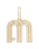 Adina Reyter- Groovy Diamond Initial Hinged Charm - Edit by Elaine Turner