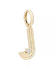 Adina Reyter- Groovy Diamond Initial Hinged Charm - Edit by Elaine Turner