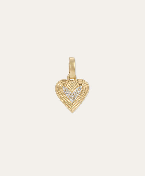 Adina Reyter- Make Your Move Pave Heart Hinged Charm - Edit by Elaine Turner