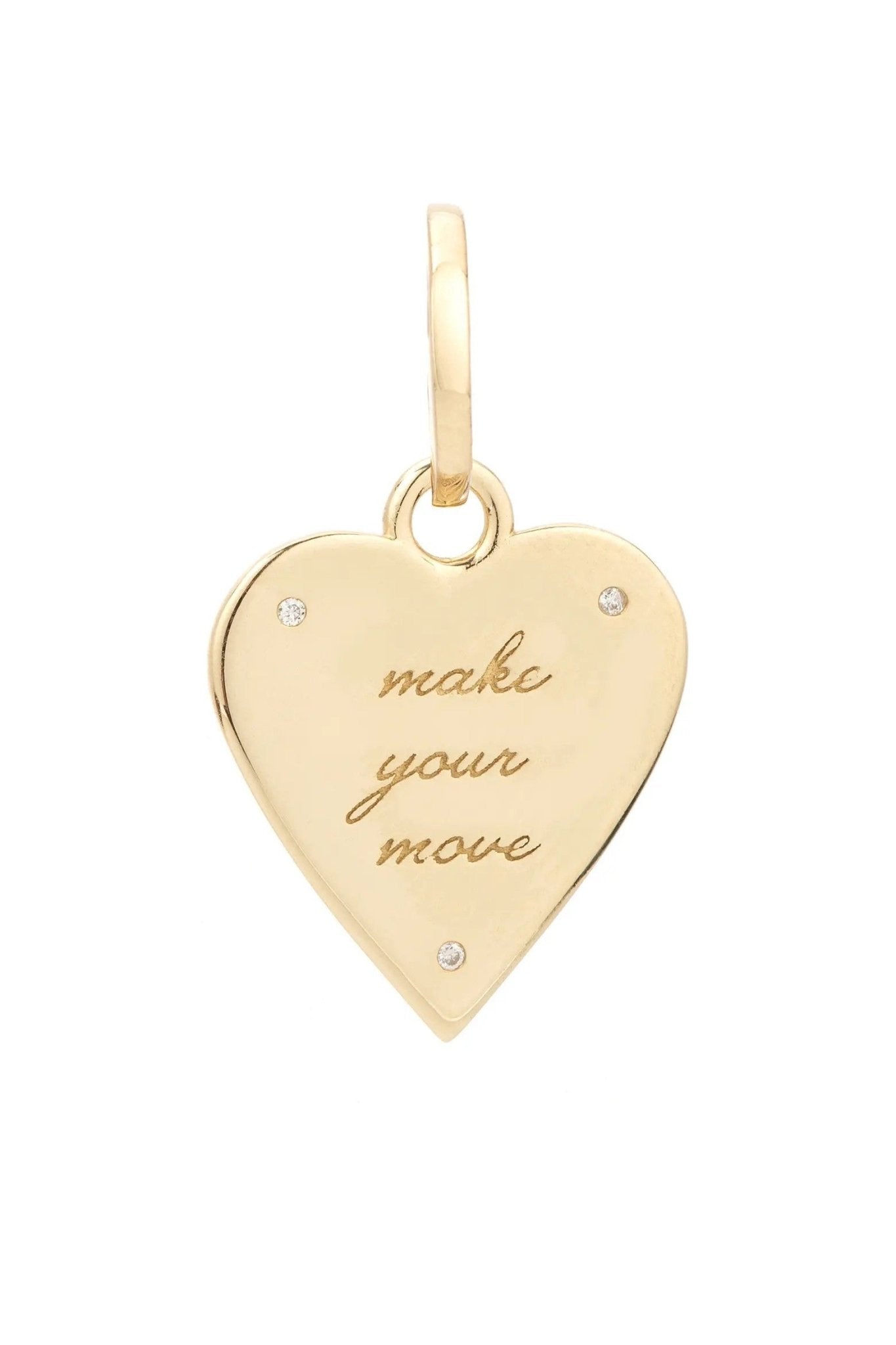 Adina Reyter- Make Your Move Pave Heart Hinged Charm - Edit by Elaine Turner