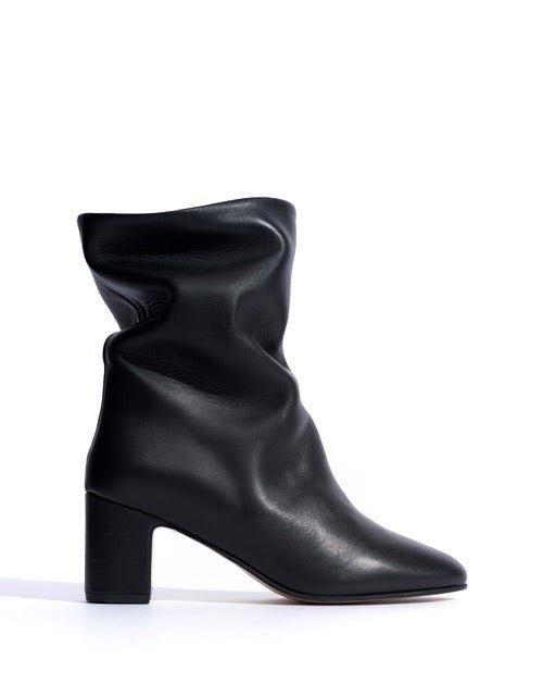 Anonymous Copenhagan- Lully 55 Soft Calf Leather Mid-Calf Boots Black - Edit by Elaine Turner