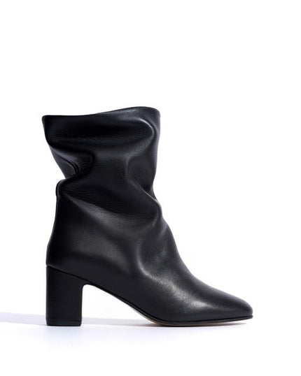 Anonymous Copenhagan- Lully 55 Soft Calf Leather Mid-Calf Boots Black - Edit by Elaine Turner
