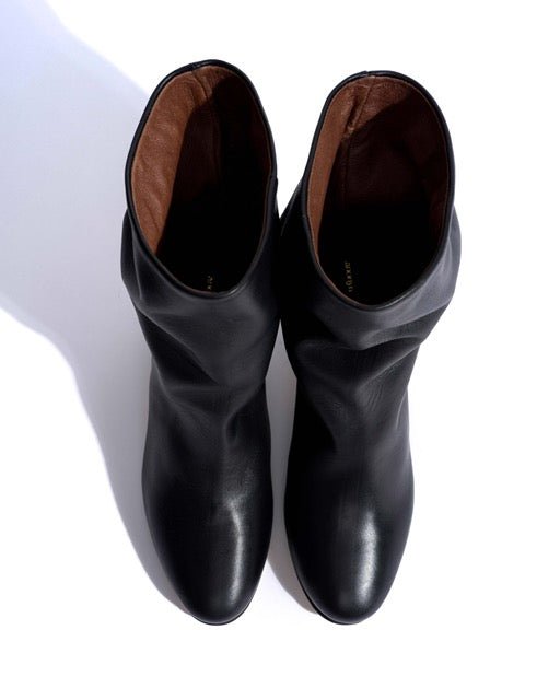 Anonymous Copenhagan- Lully 55 Soft Calf Leather Mid-Calf Boots Black - Edit by Elaine Turner