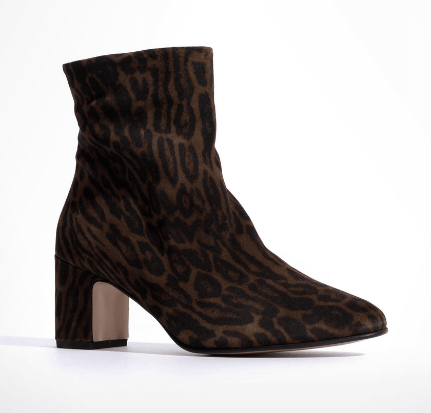 Anonymous Copenhagen- Hanny 55 Calf Suede Print- Jaguar - Edit by Elaine Turner
