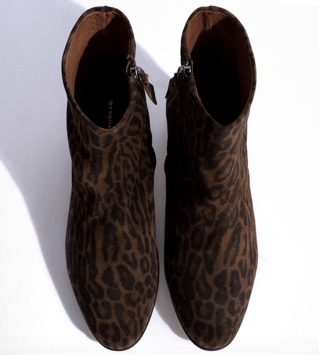 Anonymous Copenhagen- Hanny 55 Calf Suede Print- Jaguar - Edit by Elaine Turner