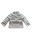 Audrey Suede Puffer- Beige/Pink Suede - Edit by Elaine Turner