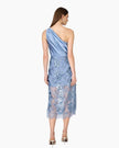 Aylin Sequin Lace Midi Skirt Mist - Edit by Elaine Turner