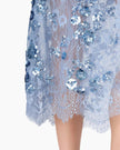 Aylin Sequin Lace Midi Skirt Mist - Edit by Elaine Turner