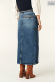 ba&sh- Math Denim Midi Skirt - Edit by Elaine Turner