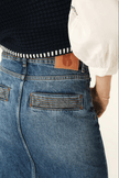 ba&sh- Math Denim Midi Skirt - Edit by Elaine Turner