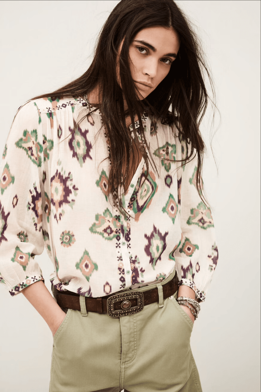 ba&sh- Odelie Blouse - Edit by Elaine Turner