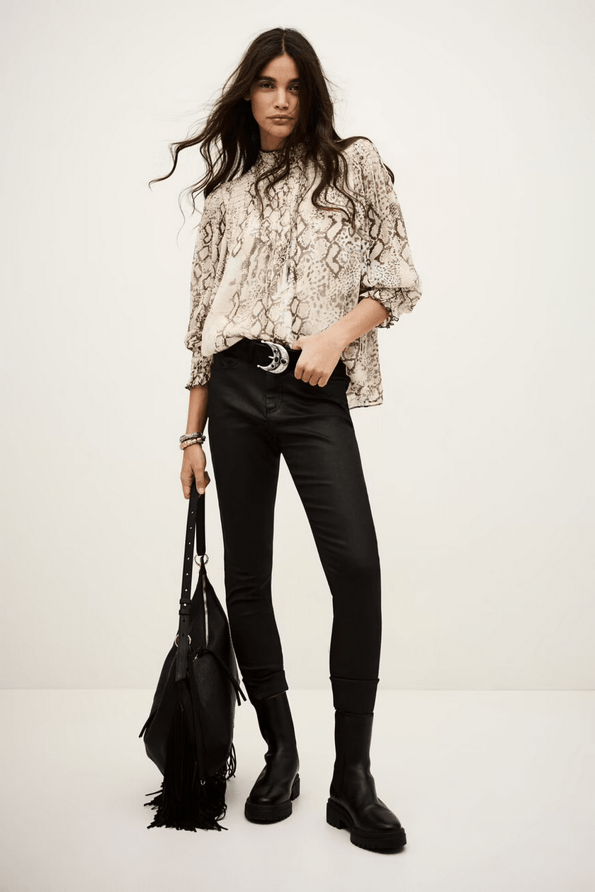 ba&sh- Pedro Coated Jeggings - Edit by Elaine Turner