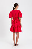 Twinset- Lipstick Red Short Poplin Dress - Edit by Elaine Turner