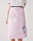 Beatrice b.- Floral Embroidered Midi Skirt - Edit by Elaine Turner