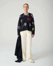 Beatrice b.- Needle Flowers Sweater - Edit by Elaine Turner