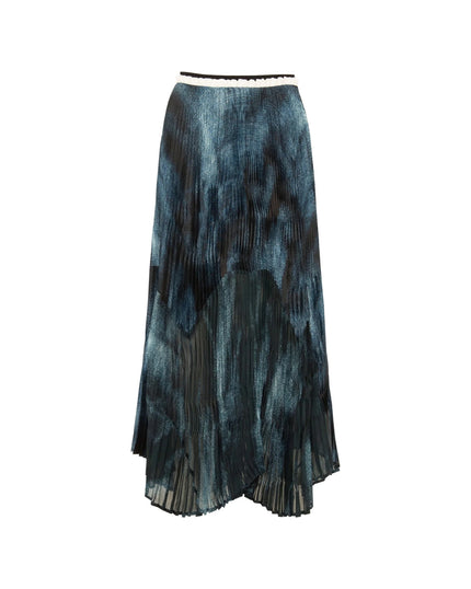 Beatrice b.- Printed Pleated Midi Skirt - Edit by Elaine Turner