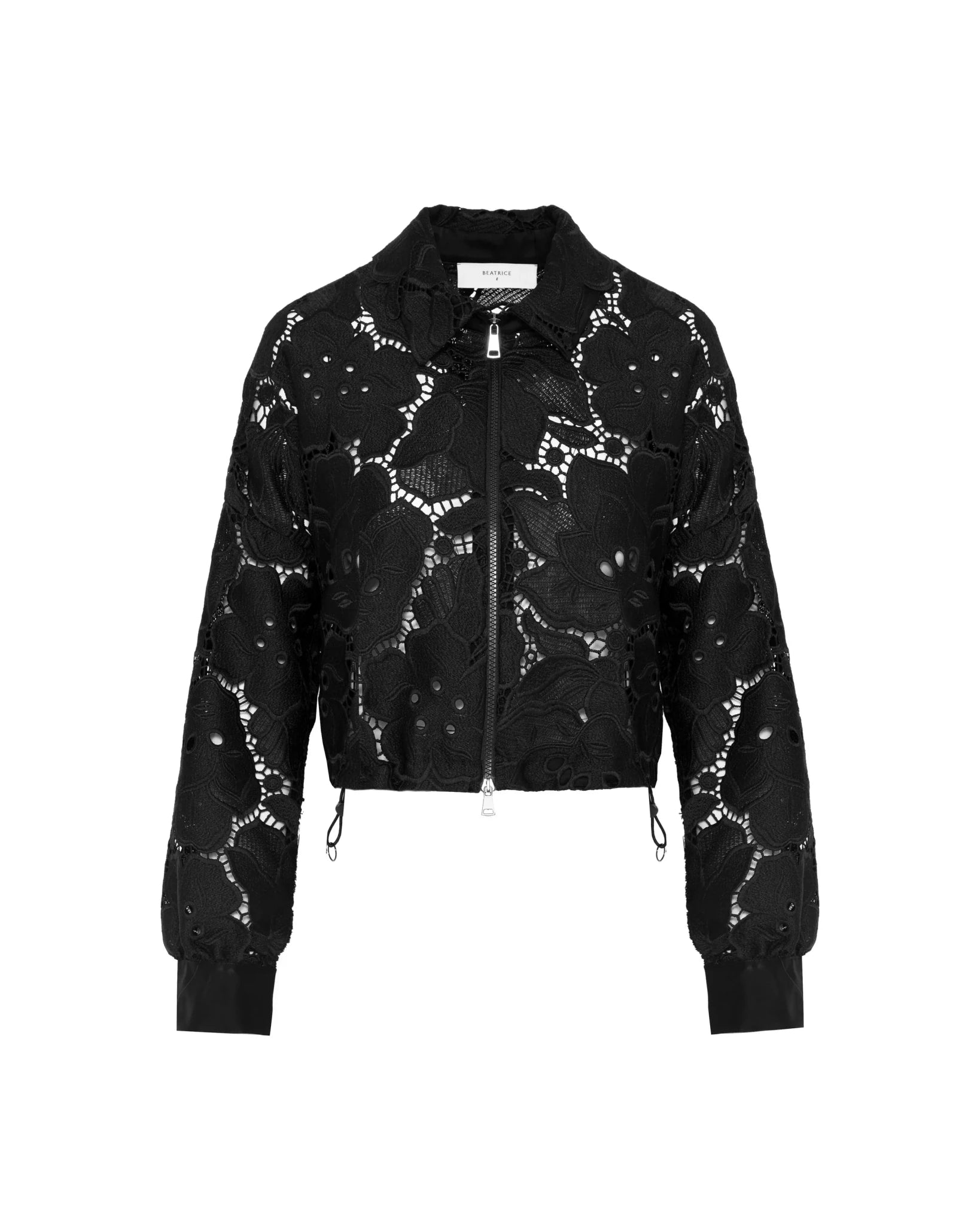 Beatrice b.- Unlined Macrame Lace Jacket - Edit by Elaine Turner