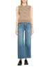 High Rise Wide Leg Crop Jeans- Crafted Indigo