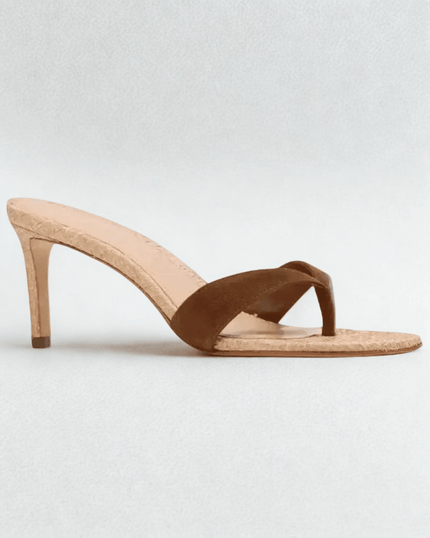 Black Suede Studio- Aura 70- Beige Raffia - Edit by Elaine Turner