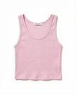 Blondie Ribbed Tank- Sugar Pink - Edit by Elaine Turner