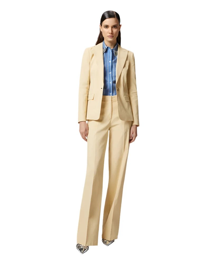 Butter Linen Blazer - Edit by Elaine Turner