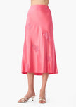 CAMI NYC- Florina Midi Skirt- Hibiscus - Edit by Elaine Turner