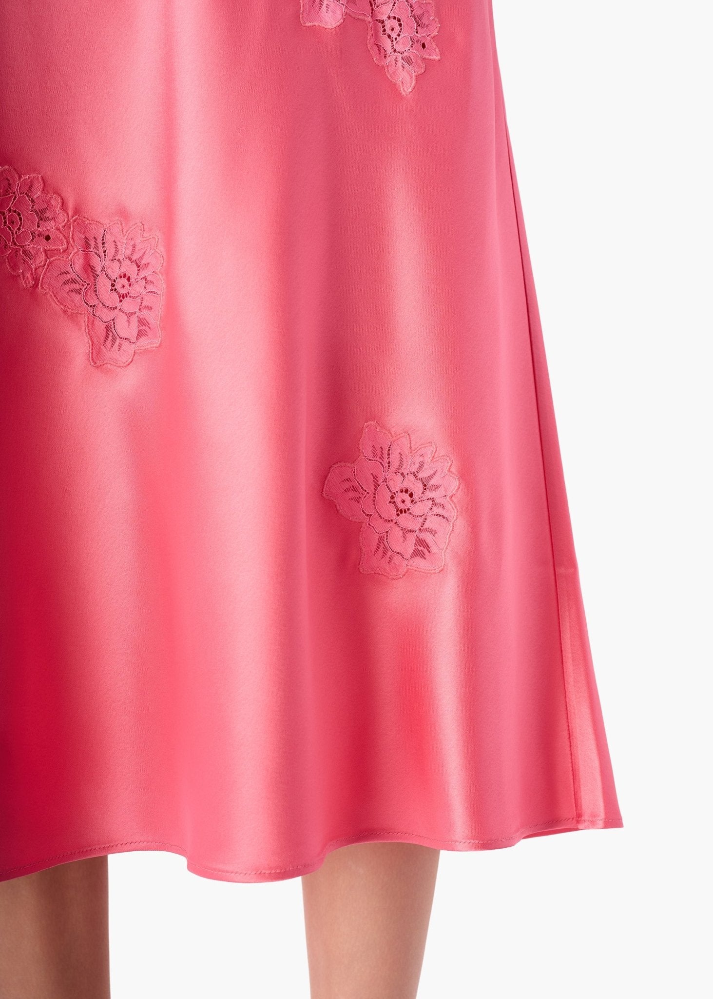 CAMI NYC- Florina Midi Skirt- Hibiscus - Edit by Elaine Turner