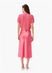 CAMI NYC- Florina Midi Skirt- Hibiscus - Edit by Elaine Turner