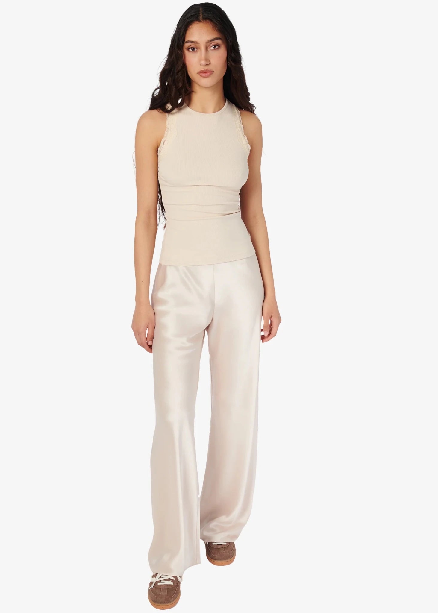 Cami NYC- Rian Tank- Bone - Edit by Elaine Turner