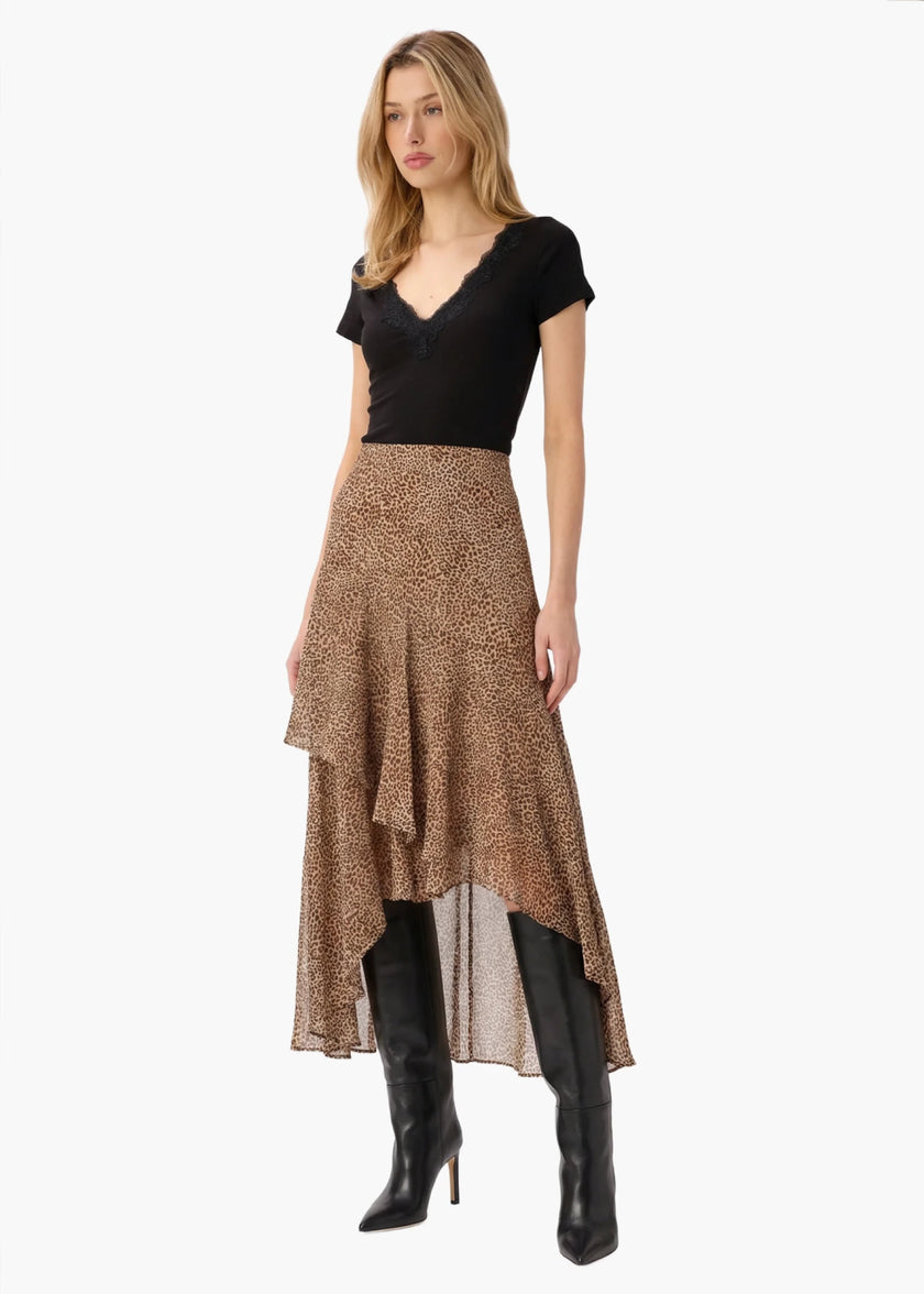 Cami NYC- Sana Rib Knit Tee- Black - Edit by Elaine Turner