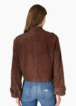 CAMI NYC- Saskia Suede Jacket - Dark Umber - Edit by Elaine Turner