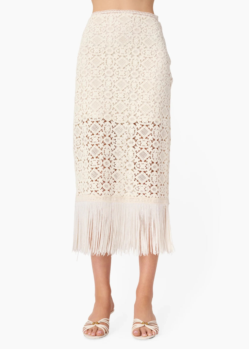 Cami NYC- Venezia Crochet Midi Skirt - Edit by Elaine Turner
